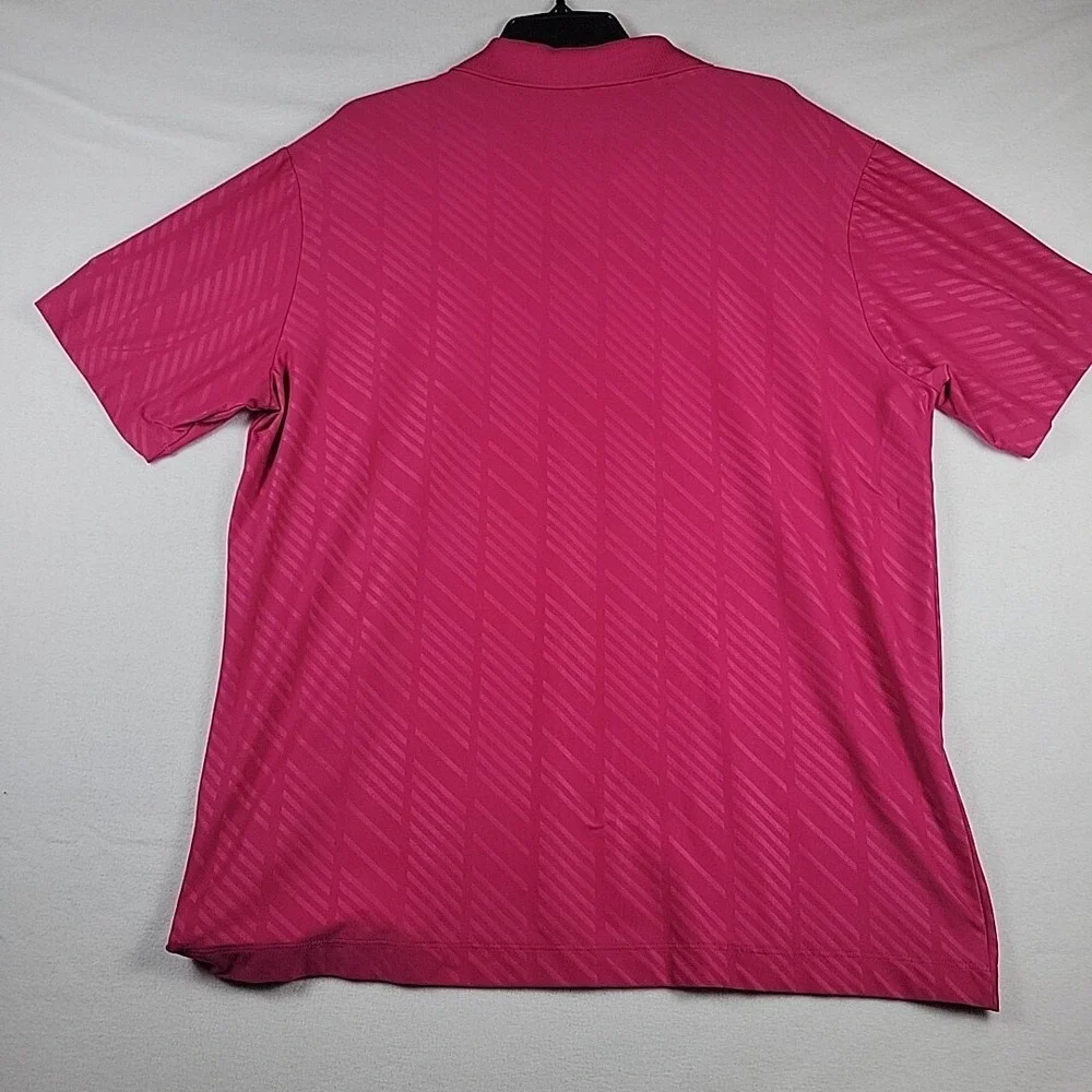 Nike Golf Tour Performance Polo Pink Men's Size XL Soft Stretch Quick Dry‎